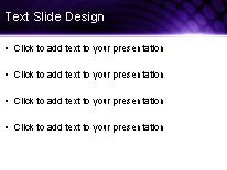 Circulary Purple Bar PowerPoint Template text slide design
